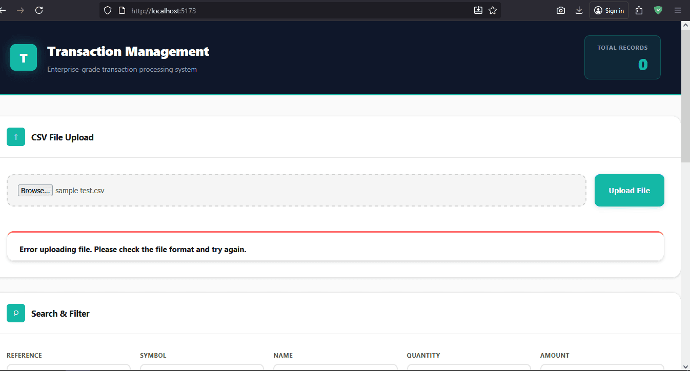 PSEI Transaction System