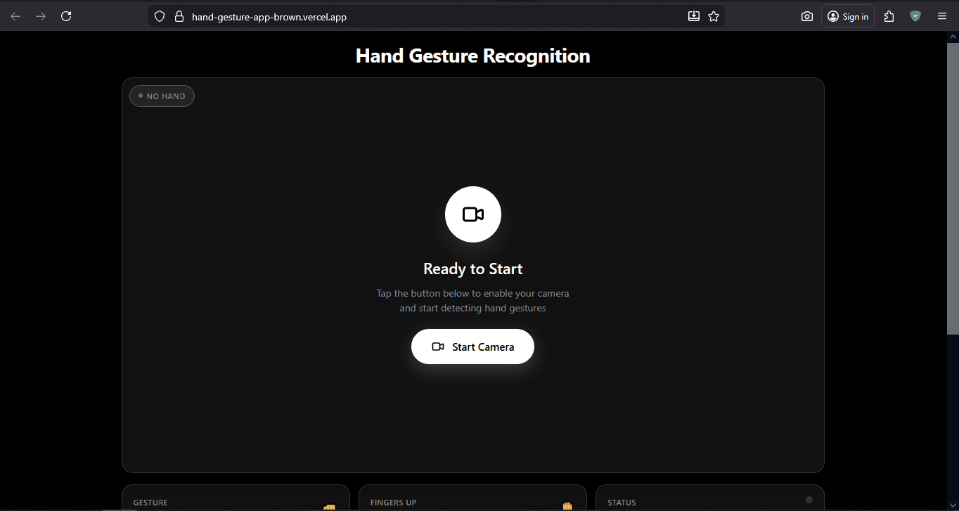 Things Recognition & Hand Gestures